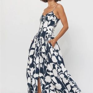 MARA HOFFMAN MISCHA MIDI DRESS